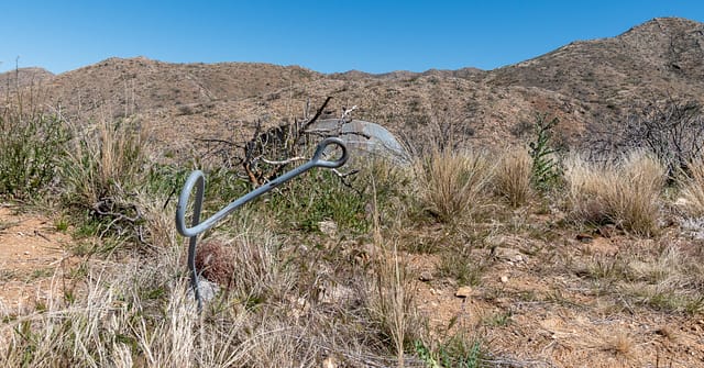 Some remains of old mining operations