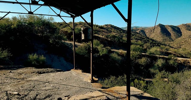 A view of constellation road from deserted shack